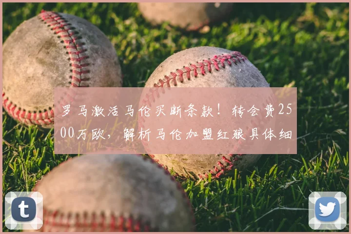 罗马激活马伦买断条款！转会费2500万欧，解析马伦加盟红狼具体细节与未来展望