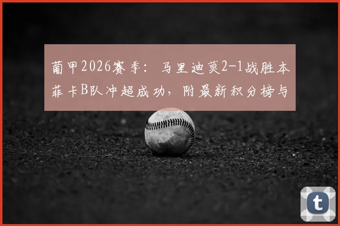 葡甲2026赛季：马里迪莫2-1战胜本菲卡B队冲超成功，附最新积分榜与冲超关键战回顾